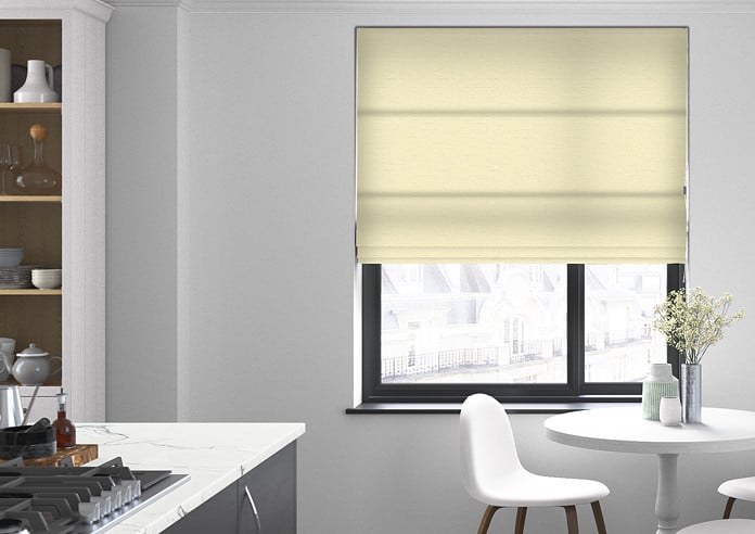 Faux Silk, Natural - Twist&Fit Roman Blind - Image 3